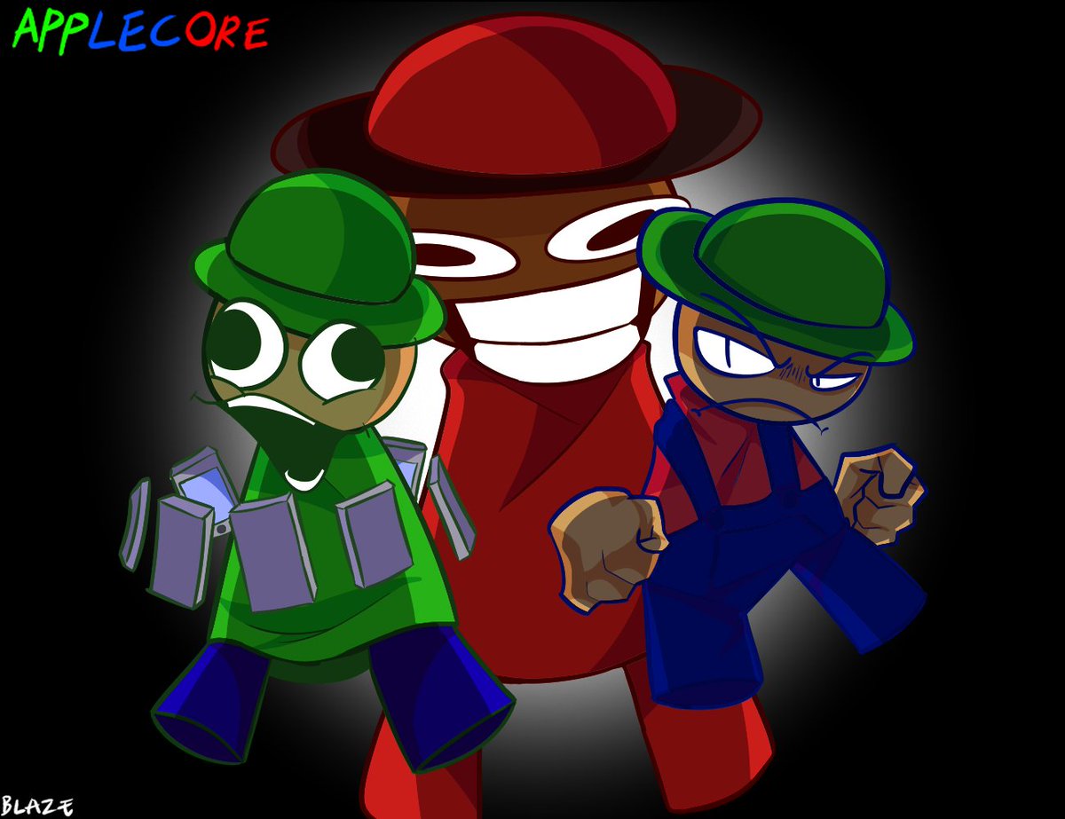 Fireboi0204's tweet photo. just a fanart.
#fnfapplecore https://t.co/wUgCpHiSky