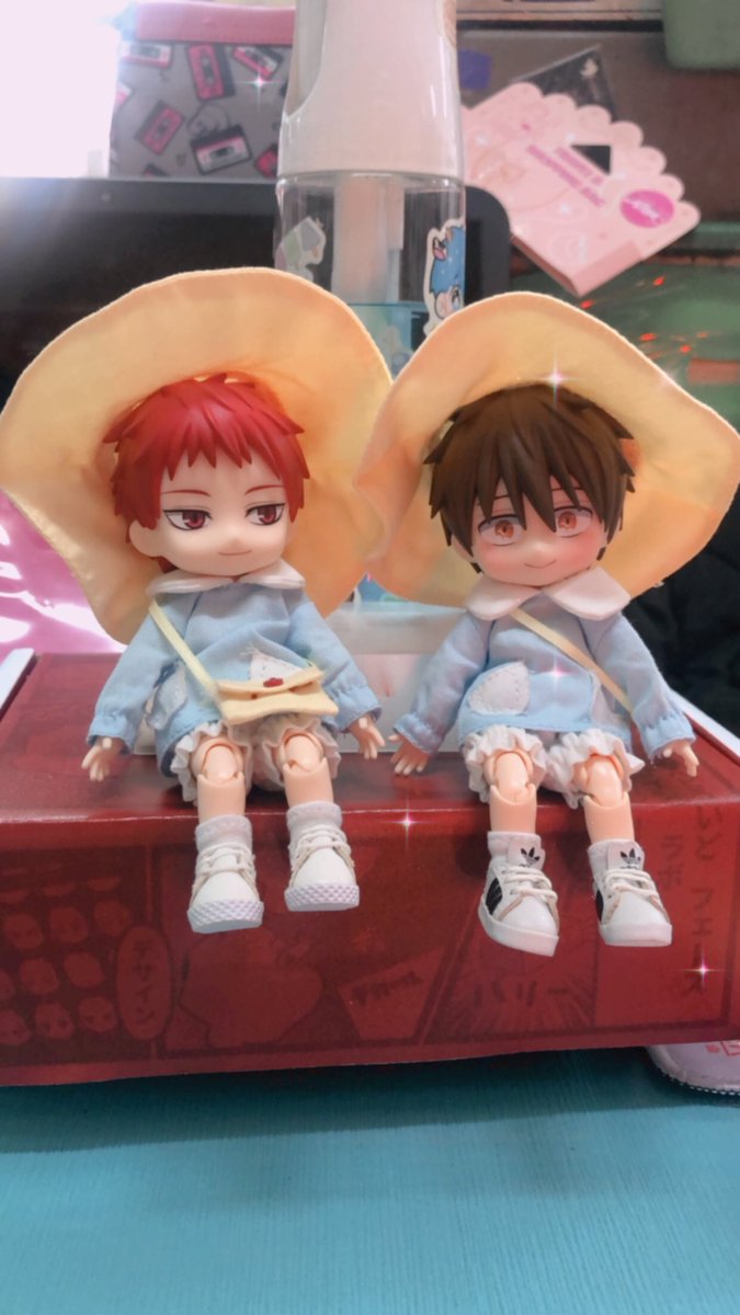 Brabra_pepo's tweet photo. My new son... 
โปรเจกปีนี้ทำสำเร็จ เสร็จสิ้นแล้ว🎉
#AkaFuri #AKFR #akafuri #kurokonobasket #akashi https://t.co/7K2MJZcQaG
