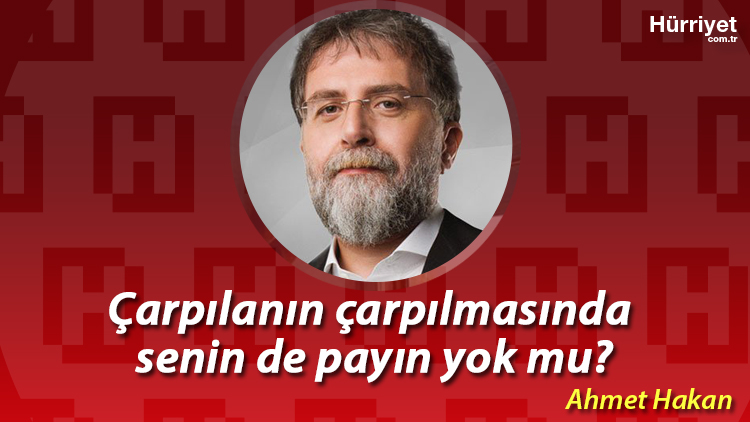 Hurriyet's tweet photo. Ahmet Hakan yazdı: Çarpılanın çarpılmasında senin de payın yok mu? @ahmethc 
https://t.co/77nIauv5iW https://t.co/uGBbiaZta1