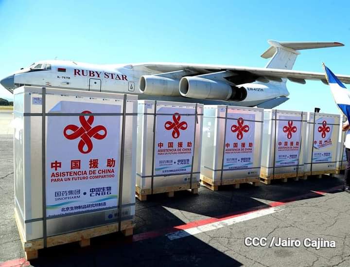 OSMO190779's tweet photo. 📌Nicaragua recibe una nueva donación de 800 mil dosis de vacunas Sinopharm procedentes de China
#Nicaragua https://t.co/8Qog0iRU5J