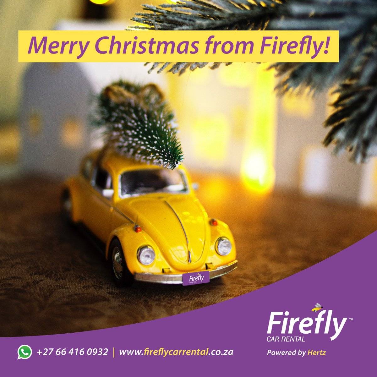 Merry Christmas from all of us at Firefly Car Rental! 

May you have a joyous day with friends, family and loved ones.

#MerryChristmas #Holidays #Firefly #Celebrate