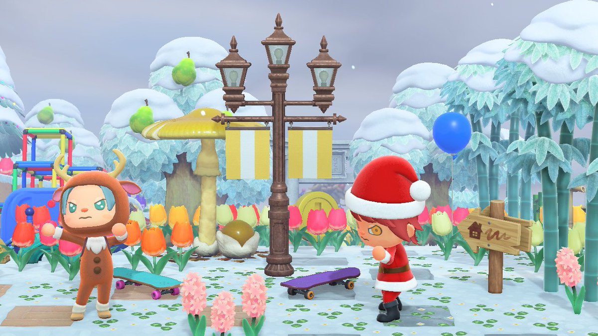 BestoLifu's tweet photo. Surprise Toy Day visit turns into Toy Day date πππ (Okay they'd planned to meet up but that they both wore the Xmas outfits was a surprise to both. π)
#12DaysOfSk8
#Sk8mas2021 https://t.co/4gk0L0LKWz