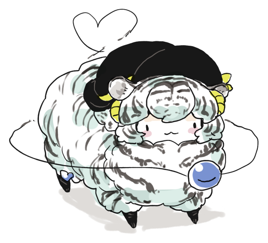 古明地こいし 「#こいシープ らいねんの えと。 」|葱のイラスト
