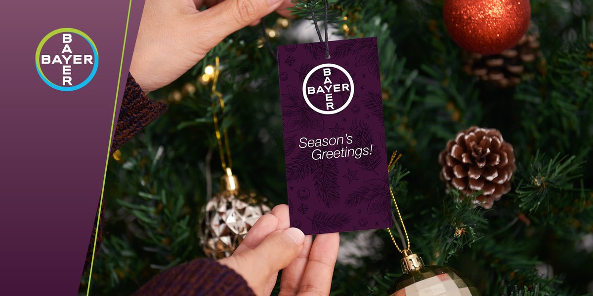 May today be filled with love, laughter, and good company. Season’s greetings to the Bayer family!