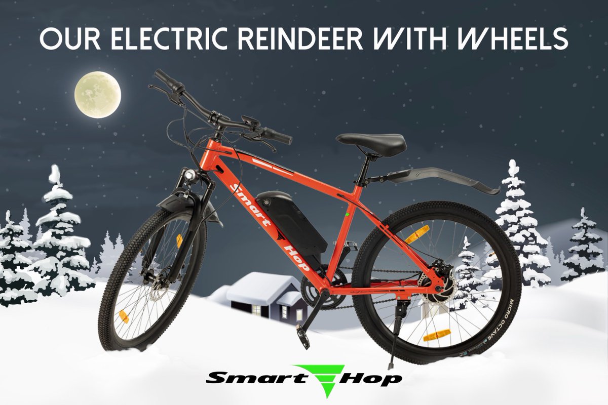 smartehop's tweet photo. Santa speeding his way through the busy streets with his upgraded Electric Reindeer!! ❄️
Smart E-Hop wishes you all a joyous Christmas!
#smartbikes #smartcity #savetheplanet #swachhbharat #smartehop #cyclefitLets #emobility #startup #madeinindia🇮🇳 https://t.co/AS8BExjkUQ