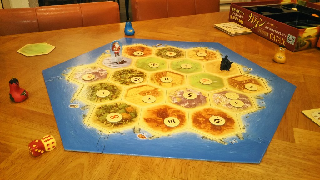Cachette 隠岐の島のボードゲームカフェ 果たしてクリスマスカタンを一人でプレイして面白いのか その真相を確かめるため 私は日本のサイハテ 隠岐の島へと向かった T Co Xm8fp2etog Twitter
