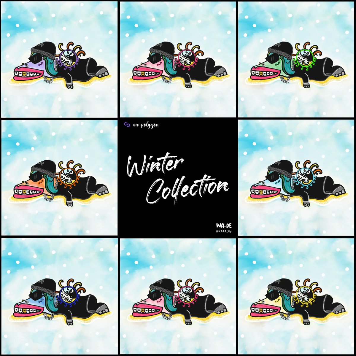 Rata34472577's tweet photo. "Winter collection" Gangster set ๏ฟฝ๏ฟฝ๐๐ค๐ค
https://t.co/a0WABS6flX
Welcome to RATACity.
On polygon, No Gas
....
"I just wanna see your smile"
Merry christmas๐
๐๐
๐
#RATAcity #nft #nfts #NFTJapan #nftcollector #nftcollectibles #nftcommunity #polygon #opensea #cryptoart https://t.co/GRpVF6L49a