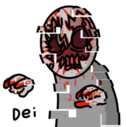 DeiJambastion's tweet photo. I just felt like drawing him.
#myart #scrapeface #anexperiment #madnesscombat #blood #newgrounds #glitchy #Transparent https://t.co/CG9AlPeYHq