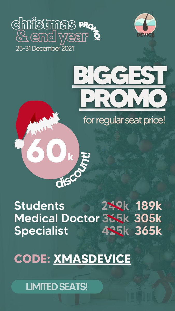device_fkui's tweet photo. Merry Christmas and Happy New Years Everyone!🥳🎅🎄 To celebrate Christmas and the approaching new year, The 9th DEVICE gladly presents the BIGGEST PROMO for regular seat price! https://t.co/AxmCxKyT45