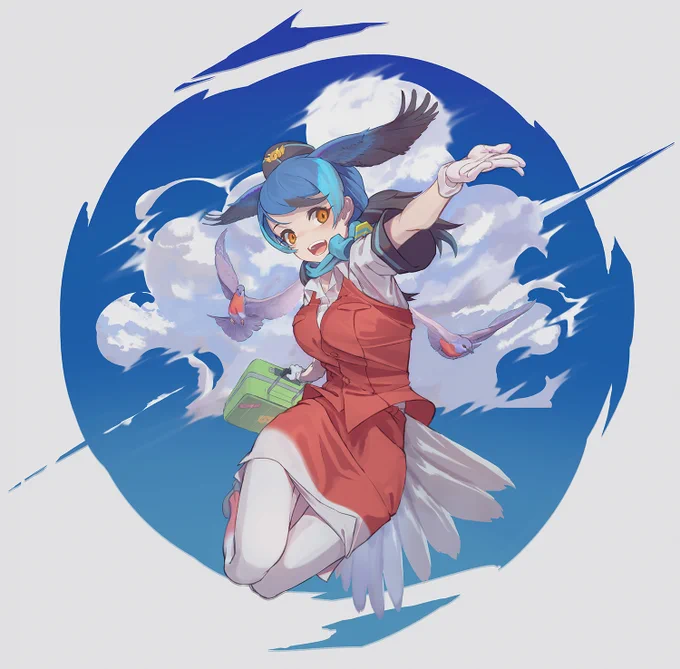 「けものとフレンズ」を意識してました。
#2021年もあと少しなので今年の作品の中で特に気に入っている作品を上げる 