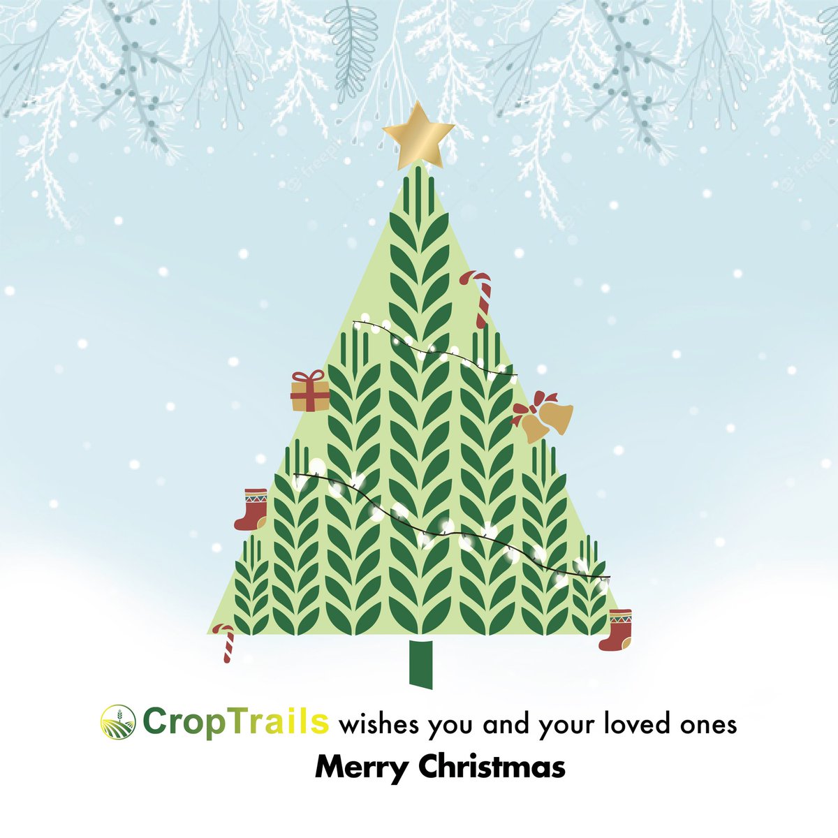 CropTrails's tweet photo. Merry Christmas &amp; Season’s Greetings to everyone.
Wishing good health, peace and happiness always.
#merrychristmas #agtech https://t.co/ZIQ7Ninc0o