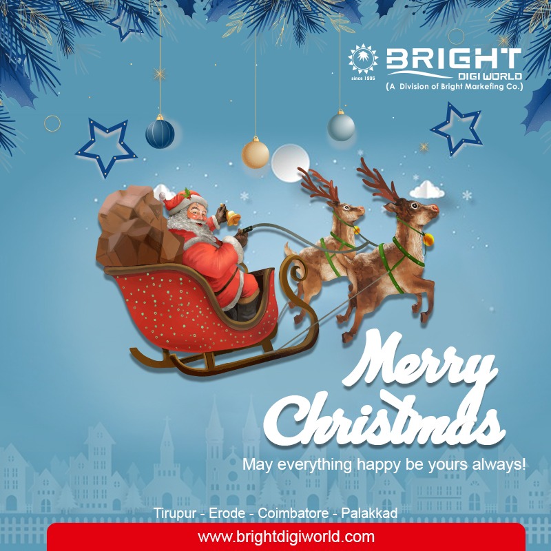 brightdigiworld's tweet photo. Merry Christmas wishes from all of us @ BRIGHT One Family.
Wishing U Joyful, Happy and Healthy Christmas to you and your family.
Rtn.Ravi Shankar &amp; Family
CEO
Bright Digiworld
Bright Marketing Company
Tirupur-Erode-Coimbatore-Palakkad https://t.co/ahkUlanmYZ