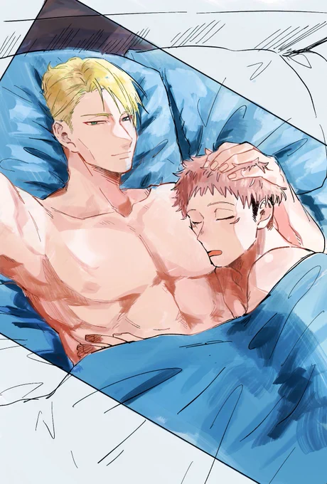 【七虎】肌色注意😳
「いたどりくんなら私の隣で寝てますが」

🐯君の見てないとこで7️⃣にはめちゃくちゃマウントとってほしい〜〜〜〜ほしい〜〜〜〜〜〜!!!!! 