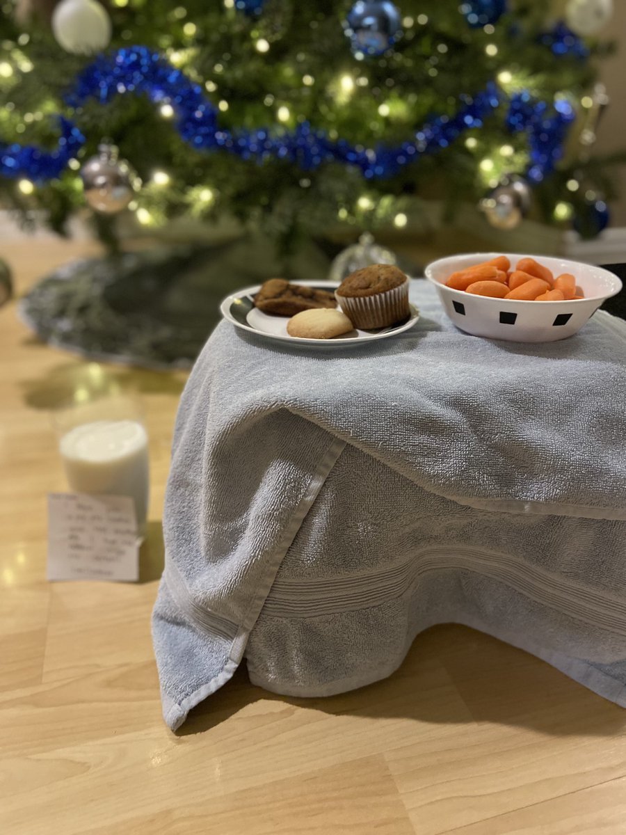 Im going to cherish this moment as Im sure this will be the last Christmas my son will do this.

Although, I do hope he continues to put the milk &amp; cookies out with a note to Santa (and carrots for the reindeer, of course) regardless of his age.

Never stop believing, kiddo ❤️💚