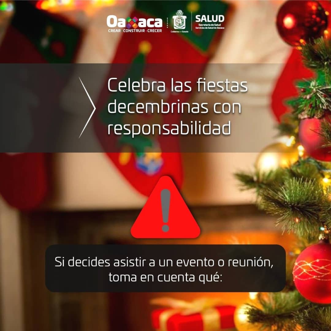 capa_uneme's tweet photo. Celebra fiestas decembrinas con responsabilidad!!
Para tener una 🎄navidad más segura hay que seguir con las medidas sanitarias contra el COVID-19. 
"El mejor 🎁 regalo es tu salud y la de tu familia"
#SiTeCuidasTuNosCuidamosTodosYTodas
#PorAmorALaVida
#MeCuido https://t.co/fEUoNVKjCi