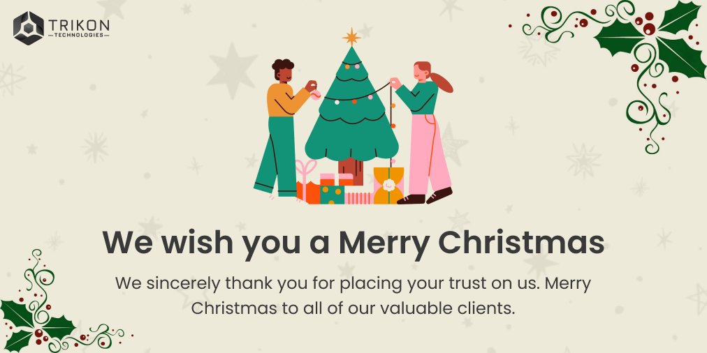 TrikonTech's tweet photo. Make it a December to remember!!

#Christmas #Christmas2021 https://t.co/FW03RmGBHQ