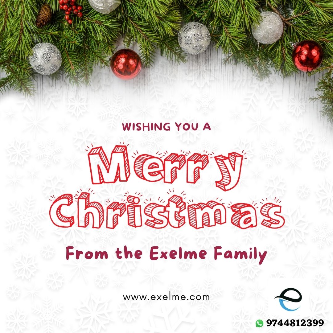 ExelmeEducation's tweet photo. Merry Christmas to you and your loved ones, everyone! 🎄🎅

#exelmeeducation #MerryChristmas2021  #xmas #marrychristmas #exceltips #resumewriting #JobSeekers https://t.co/lLdWALlhtJ