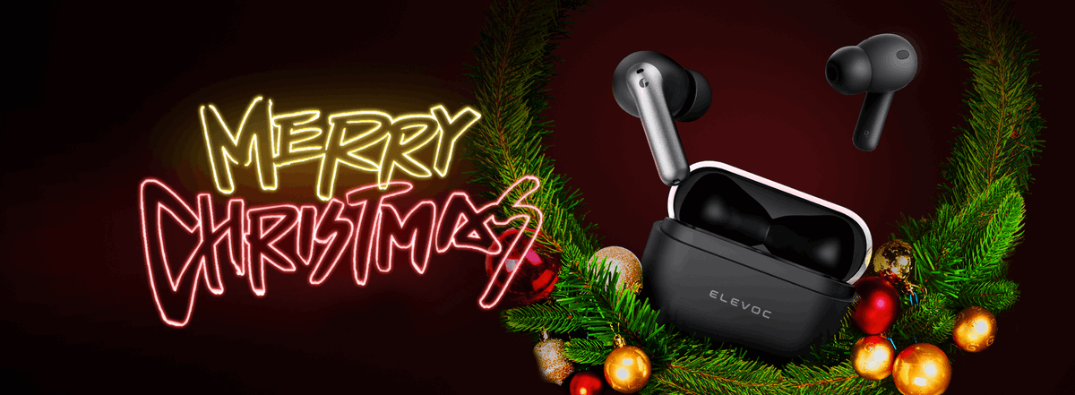 🎄Merry Christmas! 🎄May your holidays sparkle with joy and laughter! 
🎁To celebrate the gifting season and bring clearer calls to the world, we are giving away Two Elevoc Link Plus (worth $79)! 
👉Join us and have fun: bit.ly/32mXGgN