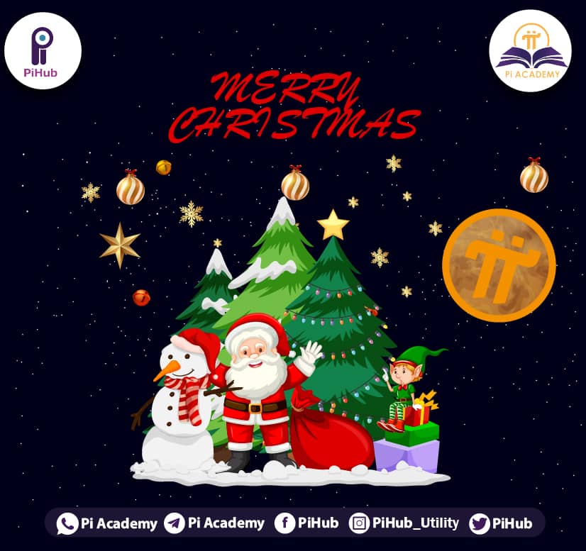 ShieldVentures's tweet photo. Merry Christmas to all our followers and supporters worldwide, we the PiHub team want to use this medium to thank everyone who has been praying for the success of PiHub and the success of the Pi network project.

We will not disappoint you💜💜 https://t.co/SVHyU0K0Hh