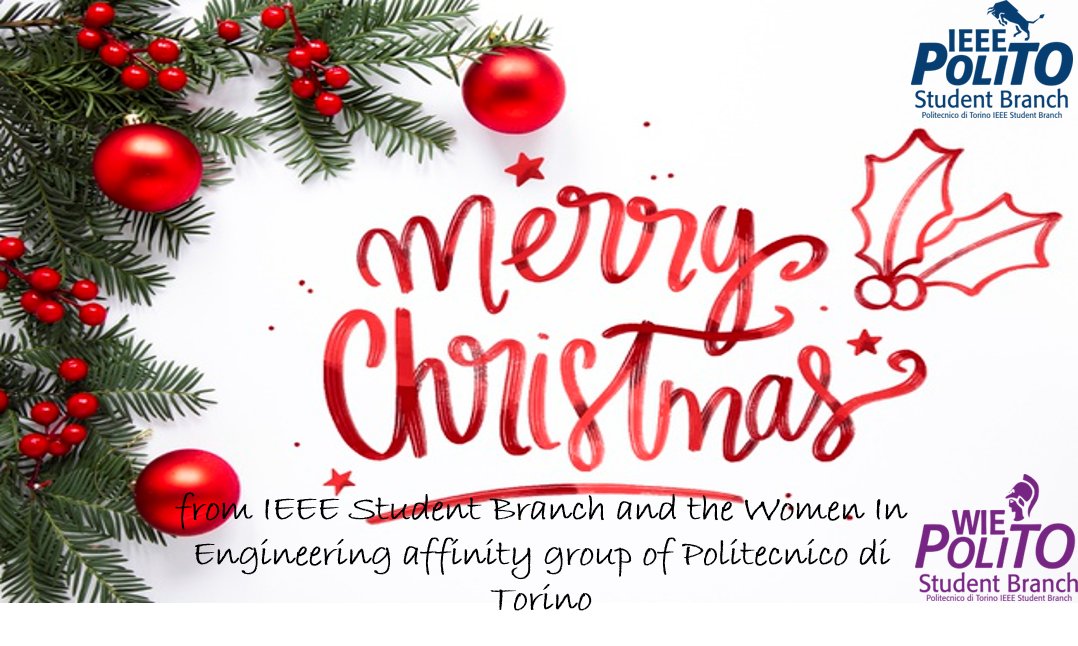 IEEESBPoliTO's tweet photo. Season's Greetings from IEEE Polito!

#sbpolito #wiepolito #IEEE #PhD #seasonsgreetings #xmas2021 https://t.co/CnfognDjlZ