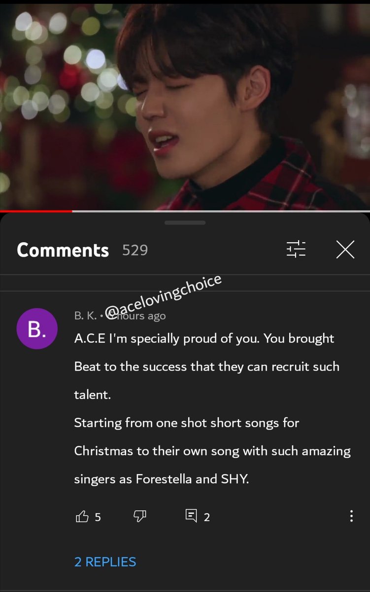 Acelovingchoice's tweet photo. I love how all of their vocals are shining in this song ๐
And yes, I have not shut up about this ๐
@myacetheories @yuchansria
#ChristmasTime #Christmas_Time #ACE #FORESTELLA #ChristmasSongRecommend #ChristmasCarroll #BeatIneractive #BitEvent https://t.co/1cF8xUm5gO