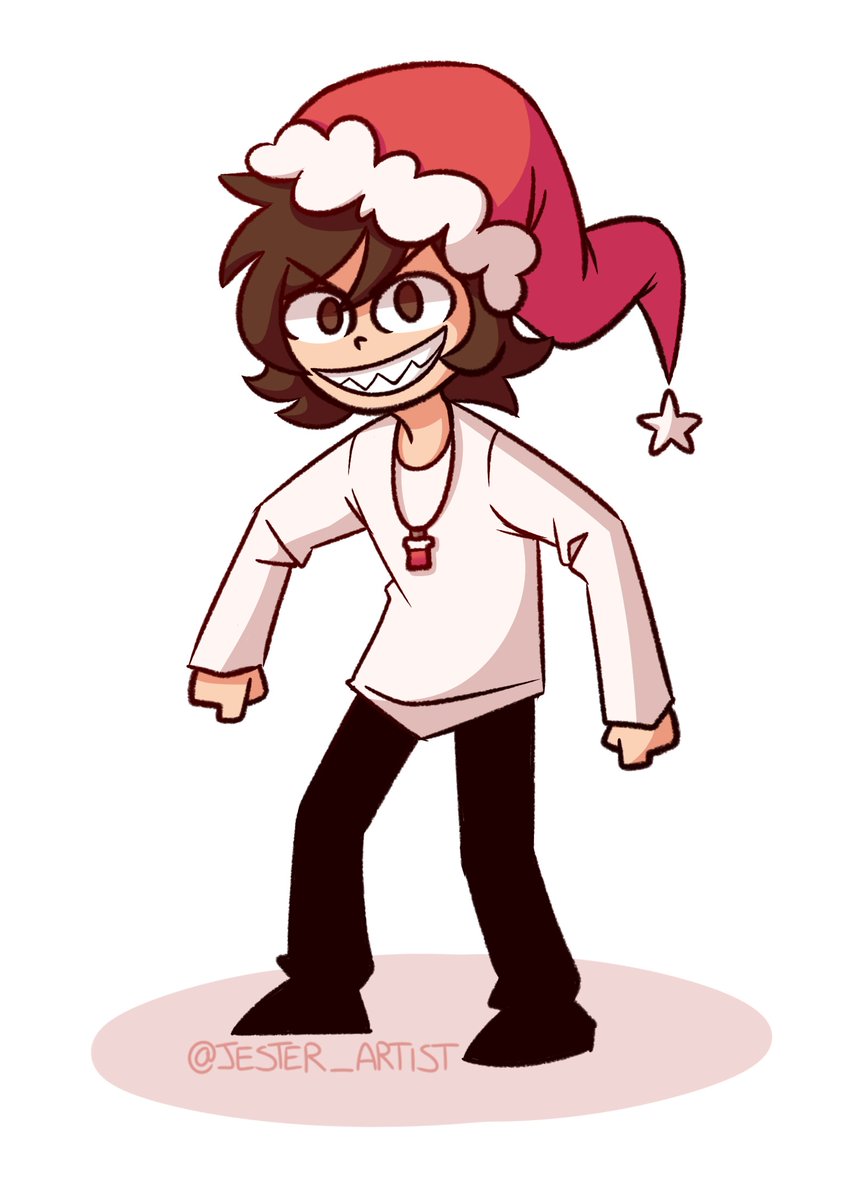 Jester_Artist's tweet image. I don't have any christmas drawings to post so have this coloured sketch I did to test out my new drawing tablet! Merry Christmas!
#Christmas #ArtistOnTwitter