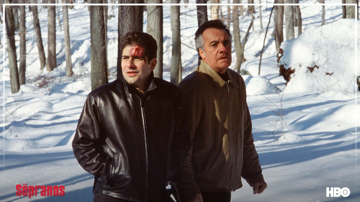 HBOMaxUK's tweet photo. An ICONIC snowy scene to wish you a very Merry Christmas. #TheSopranos https://t.co/5lqq1jutHp
