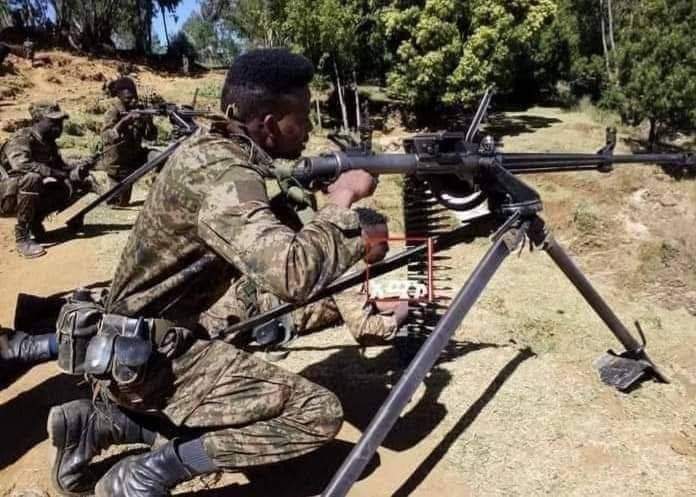 bekigmailcom2's tweet photo. ሰበር ዜና‼️
ጀግናው የኢትዮጵያ መከላከያ ስራዊት
የአማራ ልዩ ሀይል ሚኒሻና ፋኖ
ወደኢትዮጵያ ግዛት በሀይል ለመግባት የሞከረውን የሱዳን ��ር ሙሉ በሙሉ ደመሶ አካባቢውን ተቆጣጣረ። ሙሉ መረጃው👇 
#NoMore 
#EthiopiaPrevails https://t.co/gLlsTPGdB0