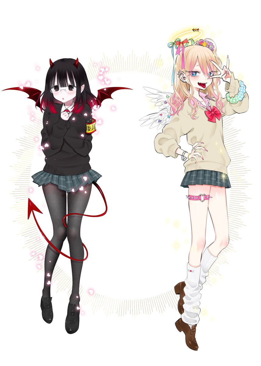 「👿😇 」|河合朗のイラスト