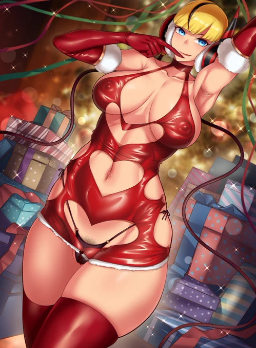 【R18/NSFW】聖夜のサンタカミツレおねえさん(1/2)🎄 
