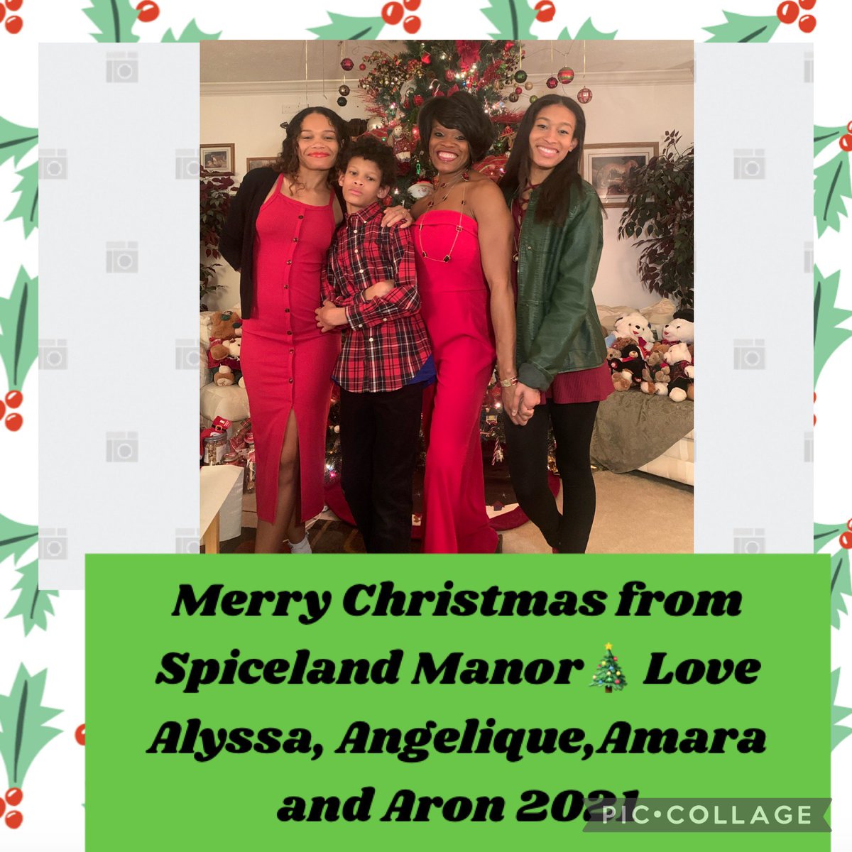 BeYouLadySpice8's tweet photo. Merry Christmas from Our Home to Yours🎄2021 https://t.co/Cla8OhbAq8