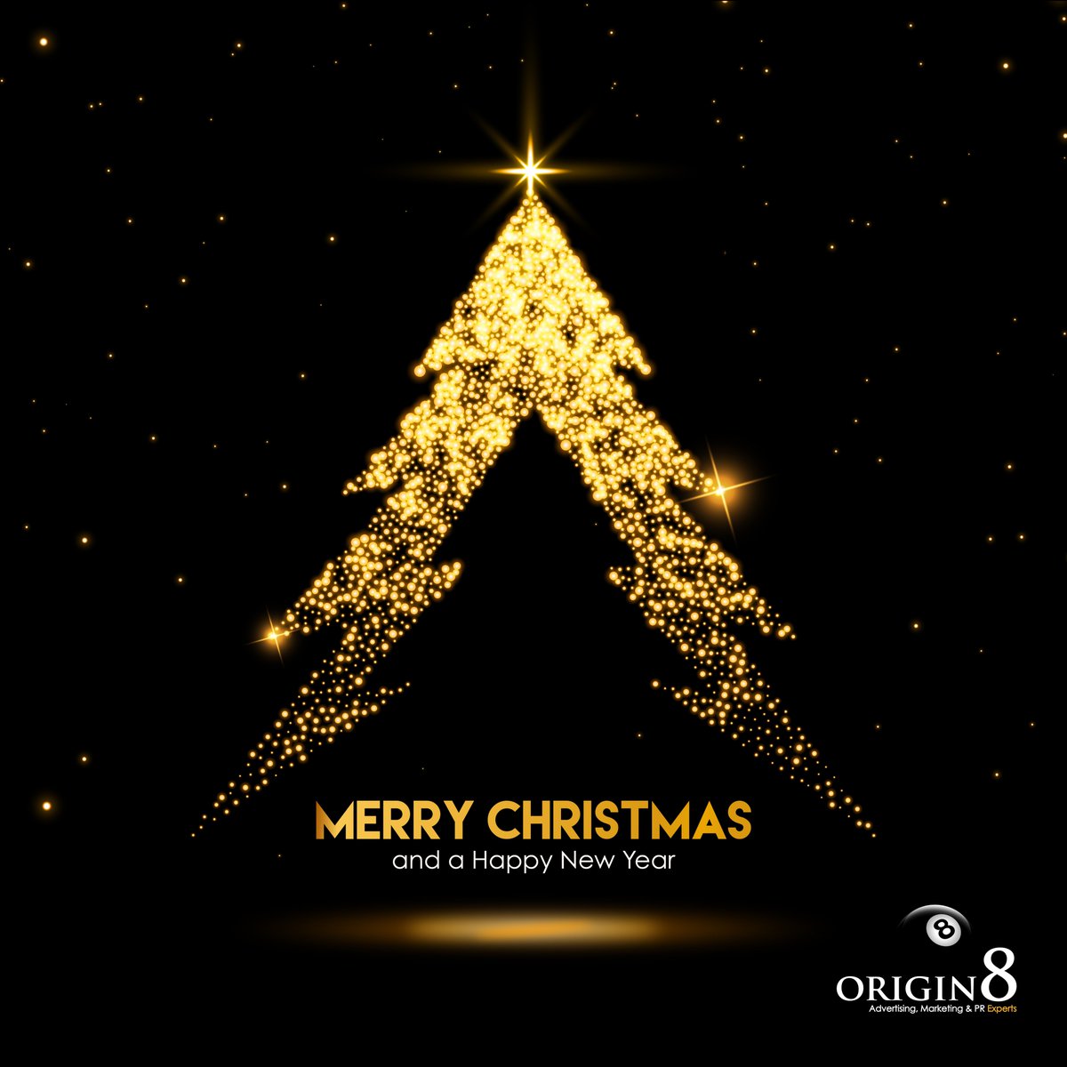 origin8ltd's tweet photo. As the golden Christmas stars shine down with a cheerful Christmas glow, they remind us of the peace and good will Christmas time brings.
Merry Christmas and A Happy New Year, from The Advertising, Marketing and PR Experts. 

#Origin8 #christmas2021  #holidaytrends #bronya #Xmas https://t.co/AHrBX0kFtg