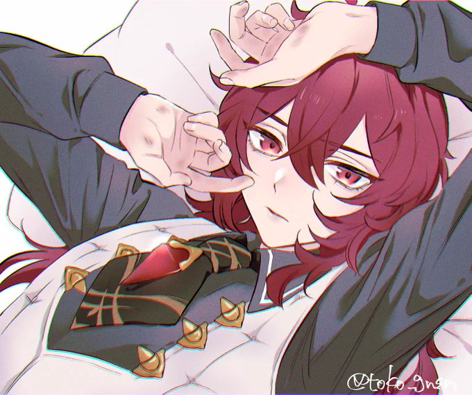#Diluc 
らくがき 