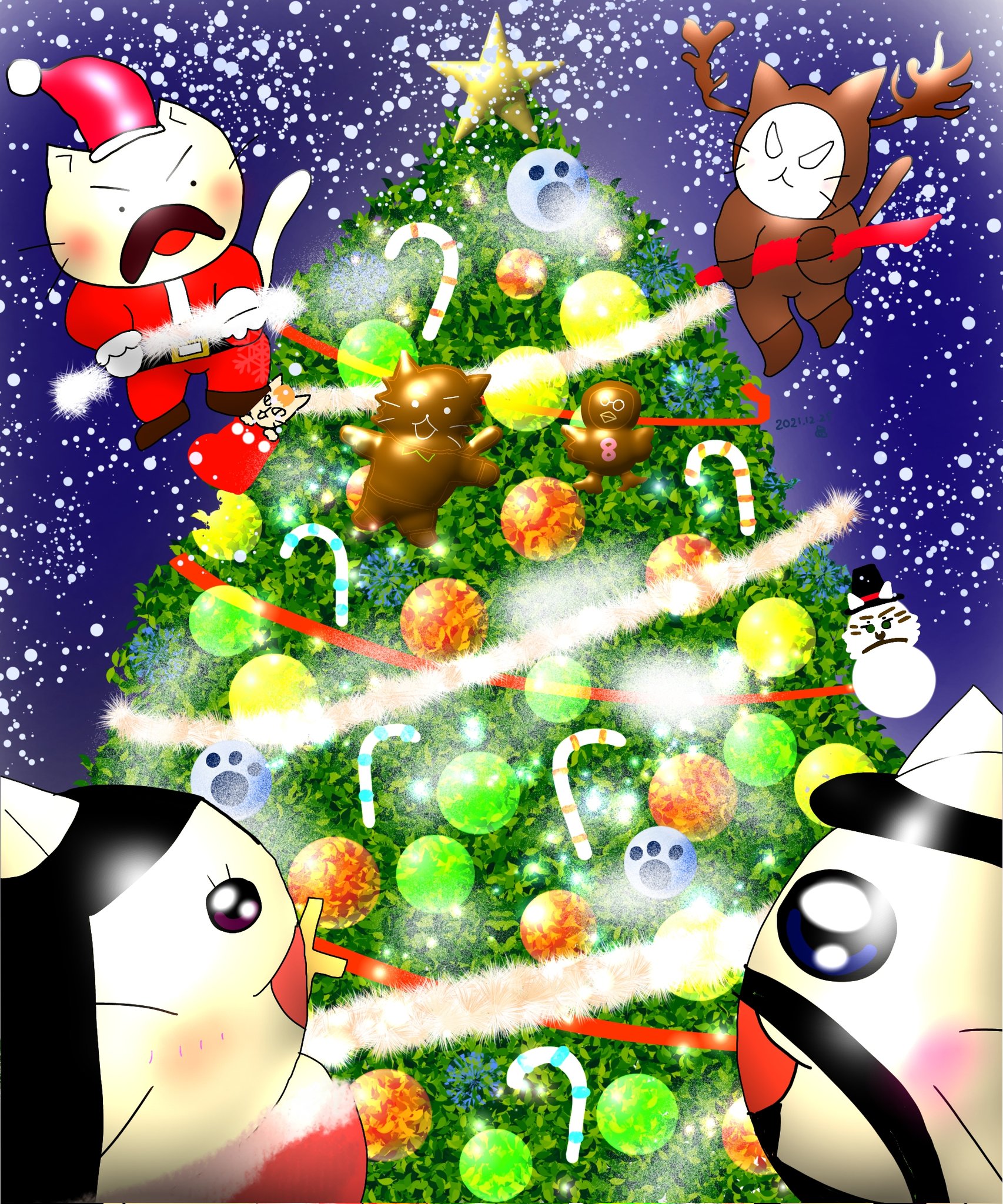 クリスマスのこねこたち | ねこのみち