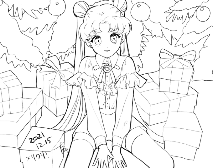 今日のれんしう。クリスマス風 