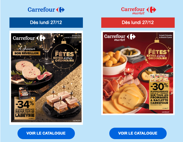 Dauvers70's tweet photo. #NouvelAn. @CarrefourFrance "pousse" ses catalogues Hypers et Supers. Donc, foie gras et "bulles" pour les clients hypers, raclette et pommes de terre pour les clients supers. 2 circuits, 2 ambiances ! 
@BaitiehR @WeMorgane 👋 https://t.co/CXVCTBl6eZ