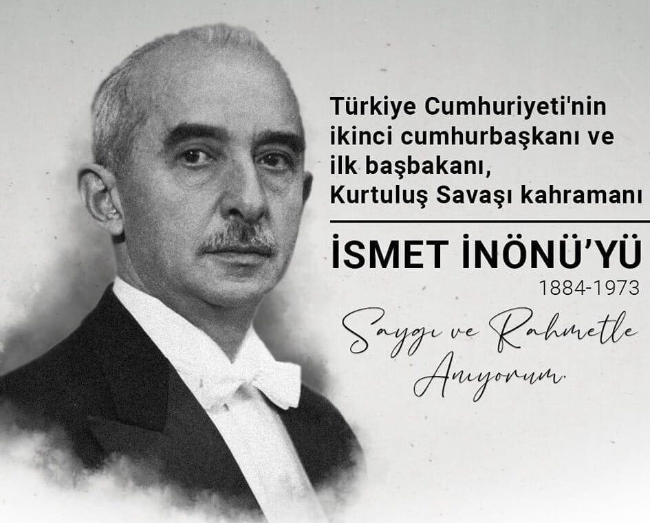 gokcebeybld's tweet photo. Kurtuluş Savaşı'nın kahramanı, Büyük Önderimiz Gazi Mustafa Kemal Atatürk'ün yol arkadaşı, Türkiye'nin ilk başbakanı ve ikinci Cumhurbaşkanı #İsmetİnönü'yü aramızdan ayrılışının 48. yılında saygı, rahmet ve minnetle anıyorum.

Vedat ÖZTÜRK
Belediye Başkanı https://t.co/eL09zYlCHQ