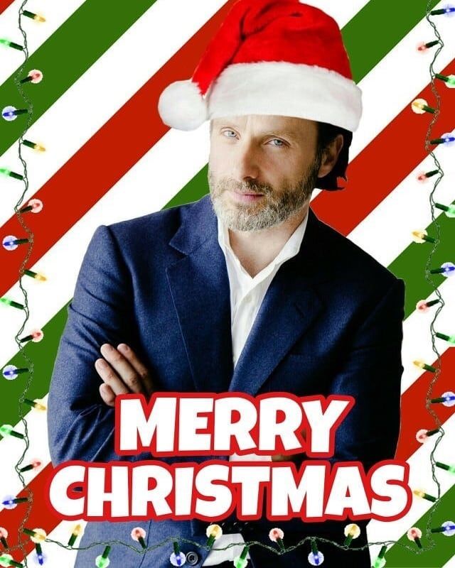 Merry Christmas everyone. #TWD #TheWalkingDead #TWDFamily #RickGrimes #AndrewLincoln
