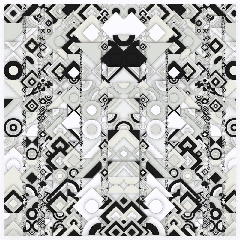 Bloom of Shapes GenArt tweet media