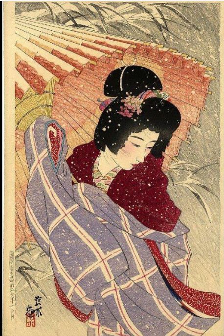 MenschOhneMusil's tweet photo. #December Snow- Shinsui Itō, The Snow Storm 1932. https://t.co/npnUXNDgSz