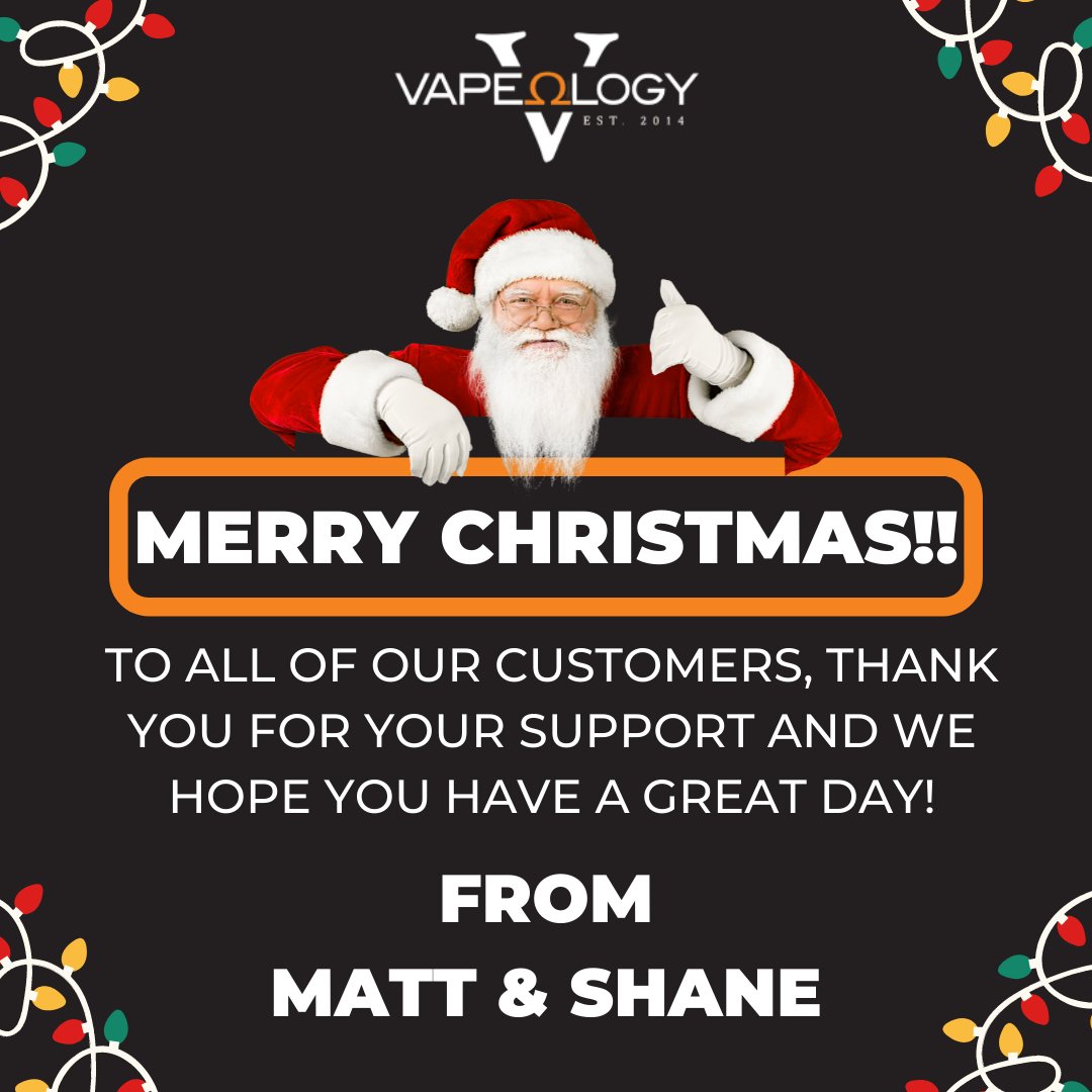 It's Christmasss!! 🎅🏻 To all of our customers, we thank you for your support and hope you have a great day! 🎄