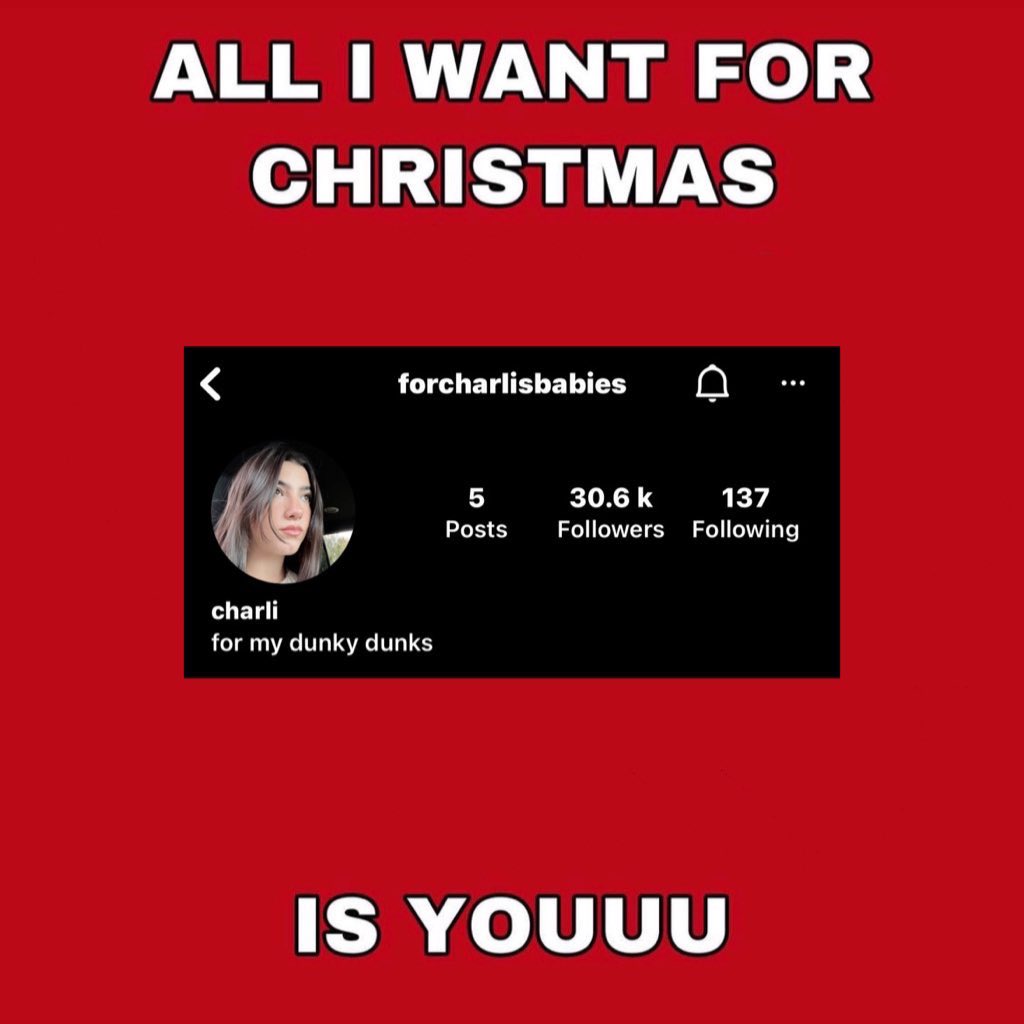 examplecharli1's tweet photo. @charlidamelio i didn’t see you under my tree today 😕😕 https://t.co/WfZAqNK0gp