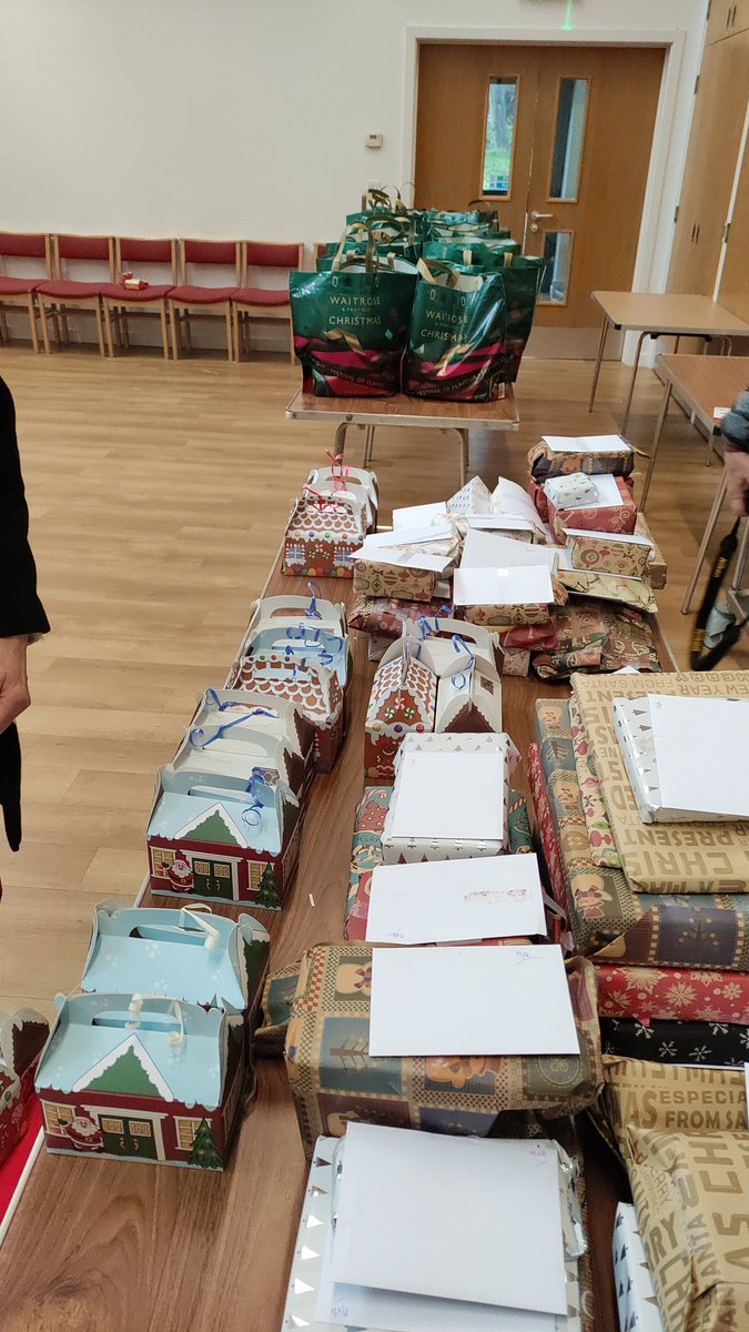 DesCWilliamson's tweet photo. Gifts ready to go out from @ChurchatStMarks for Christmas day https://t.co/xxlLO6NV8E