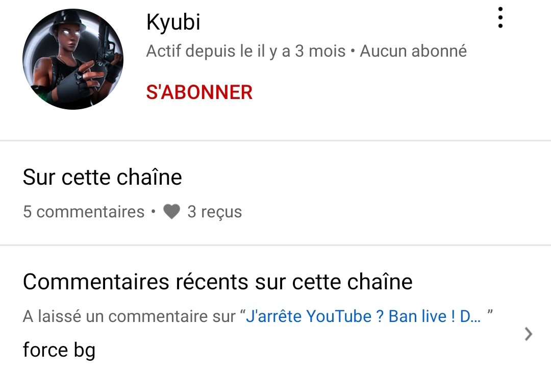 rayanftn's tweet photo. @furix_4k_ytb Bon autre preuve 

Ils commentent tous sur la même vidéo le même commaintaire @furix_4k_ytb @FrzzYtb @LfTekou https://t.co/5vs0EVwdm0