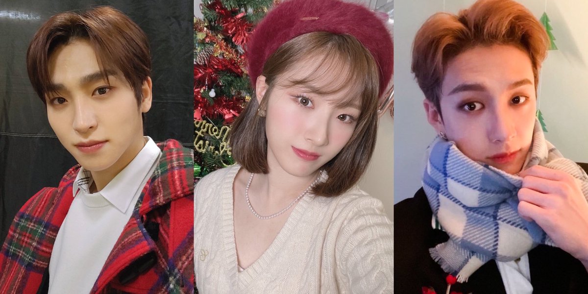 LEADERARCHIVES's tweet image. [ #이상연 #방찬 #하슬 ]

— merry christmas 🎄 

#SANGYEON #BANGCHAN #HASEUL