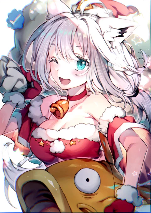 Merry X'Mas and Happy new year!!
Hope next year I can still do what I like and continue drawing.
Hope you all to be Happy too.
And Congratulate to Fox Goddess for getting Golden Magikarp and Twitter Certificated!!
#絵フブキ 