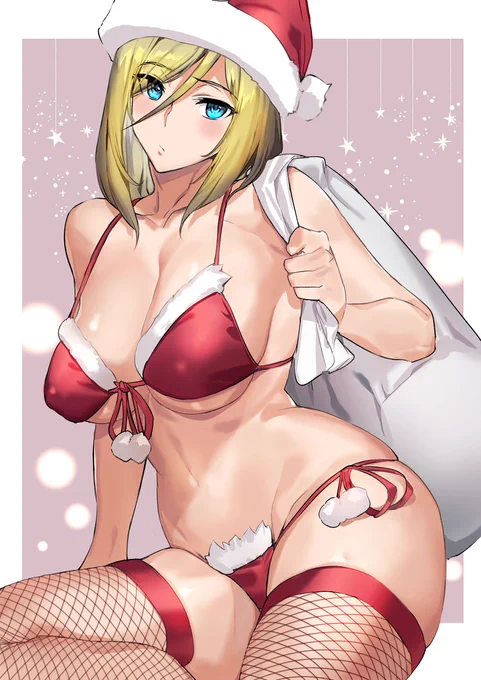 【再掲GGミリア】

今年のクリマス絵はもうちょいかかりそうなので
とりあえず去年の再掲!
サンタビキニミリアちゃん🎅

#アシオミリア #GUILTYGEAR
#MilliaRage 
