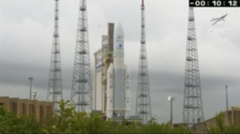 BaileyDeitzNews's tweet photo. Up nice and early to see #Webb begin its million-mile journey. It’s GO for launch! #UnfoldtheUniverse https://t.co/DHTjPU9cAX