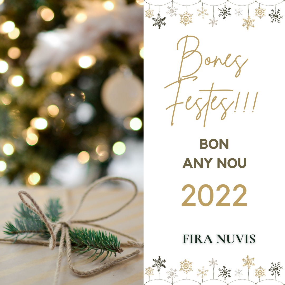 Fira Nuvis us desitja un Bon Nadal i Feliç Any Nou rodejat dels més íntims, i sobretot, molta salut i amor🎄

No podem acomiadar l'any, sense agrair a tots els que heu confiat un any més en nosaltres💍
.
#weddingplanner #modaceremonia #wedding #tendenciasnupciales