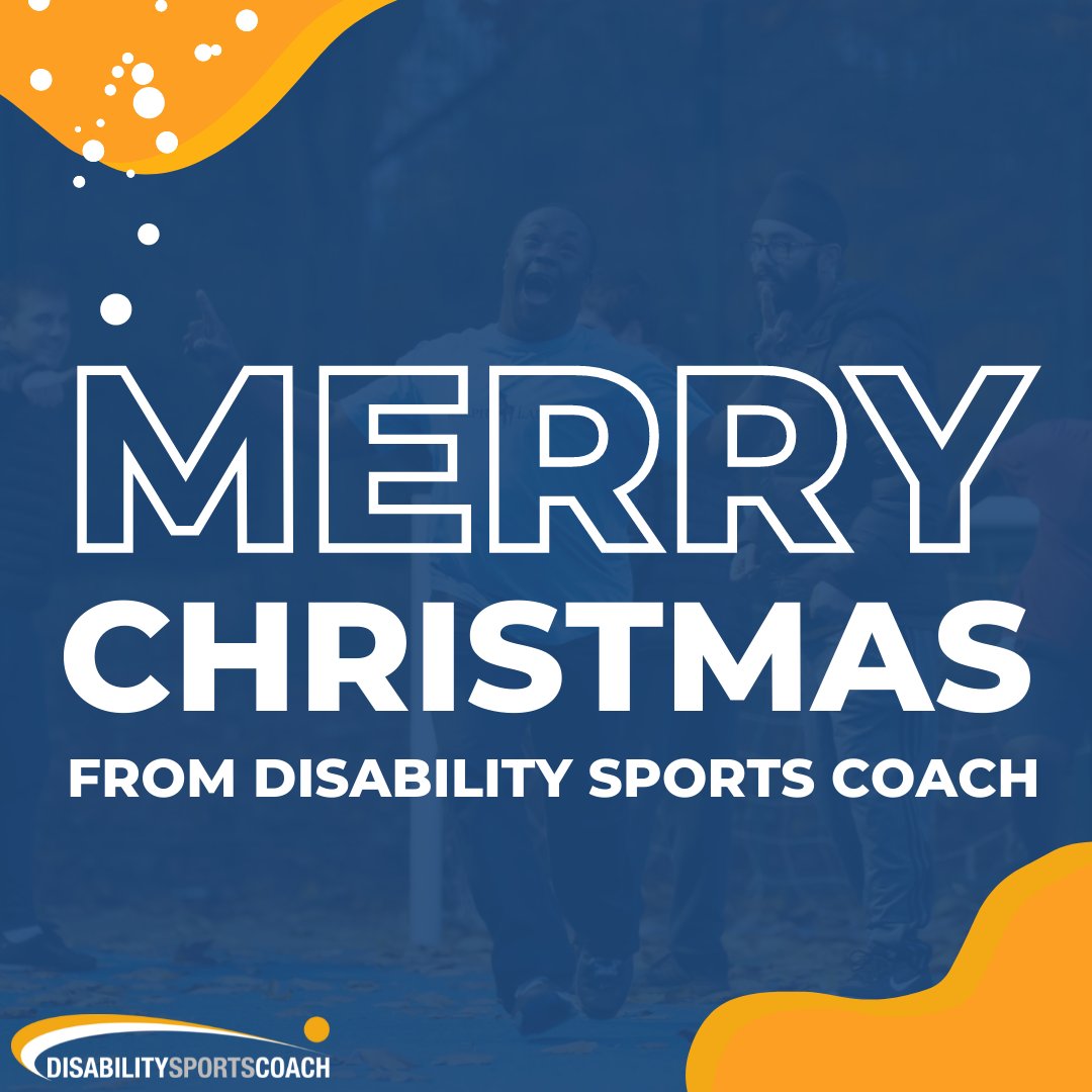 DSC_13's tweet photo. Merry Christmas from all of us here at Disability Sports Coach!
Thank you for supporting us throughout the past year. We wish you all a peaceful and joyful day today, whether you are celebrating or just enjoying a bit of time off!
#MakingChristmasCount https://t.co/KqAE71V5FV